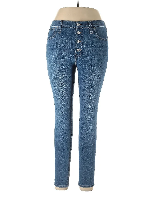 Boyfriend Jeans for Relaxed -Low-Rise Skinny Jeans in Medium Wash