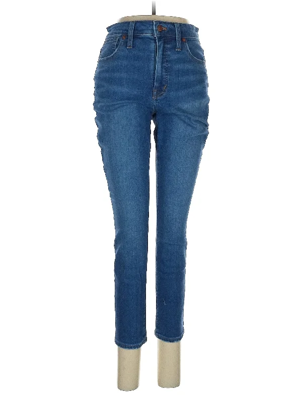 Valentine's Day Jeans for Romantic -High-Rise Straight-leg Jeans in Medium Wash