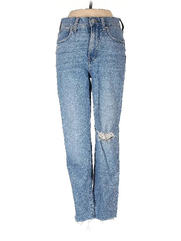 Patchwork Jeans for Bohemian -Mid-Rise Boyjeans Jeans