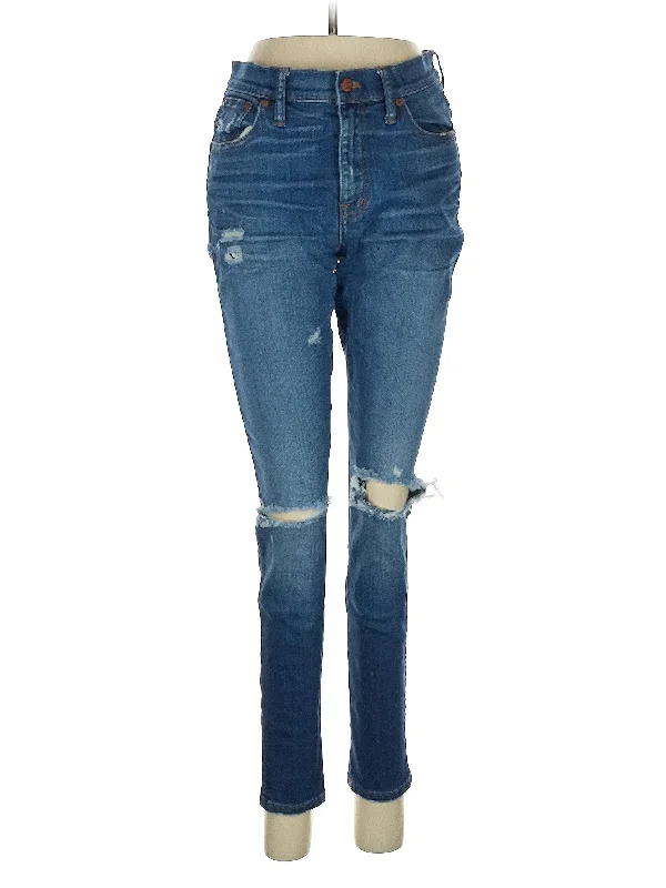 Low Waisted Jeans for Casual -High-Rise Skinny Jeans