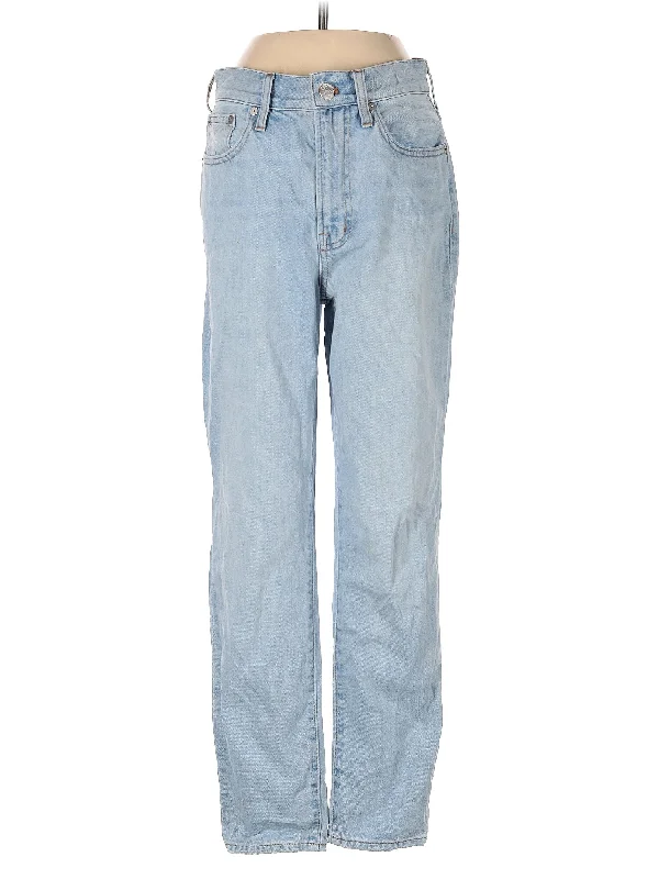 Light Wash Jeans for Casual -High-Rise Boyjeans Jeans in Light Wash