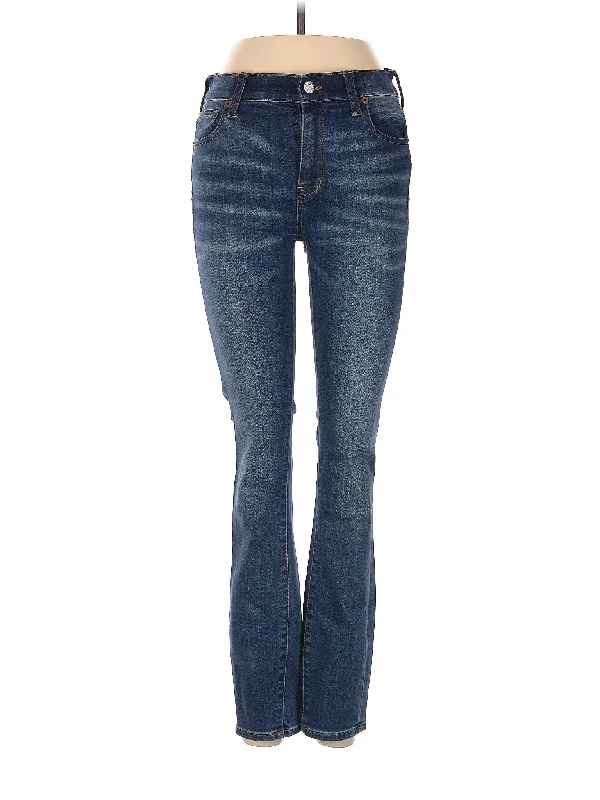 Carpenter Jeans for Function -High-Rise Bootleg Jeans in Medium Wash