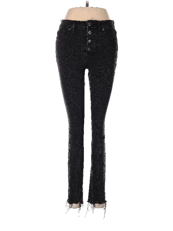 Rolled Shorts Jeans for Style -Mid-Rise Skinny Jeans