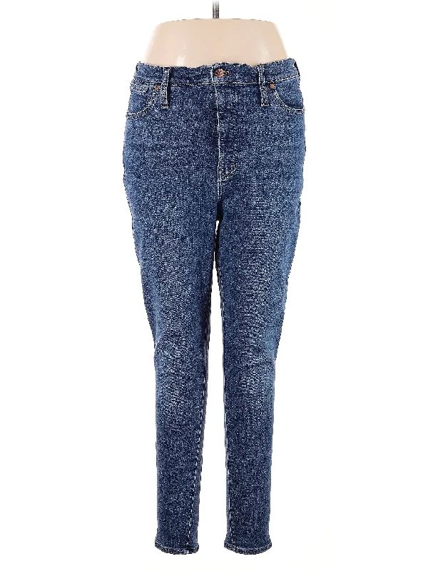 Weekend Jeans for Lazy -High-Rise Skinny Jeans in Medium Wash