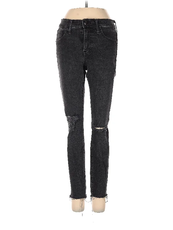 Embroidered Jeans for Detail -Mid-Rise Skinny Jeans