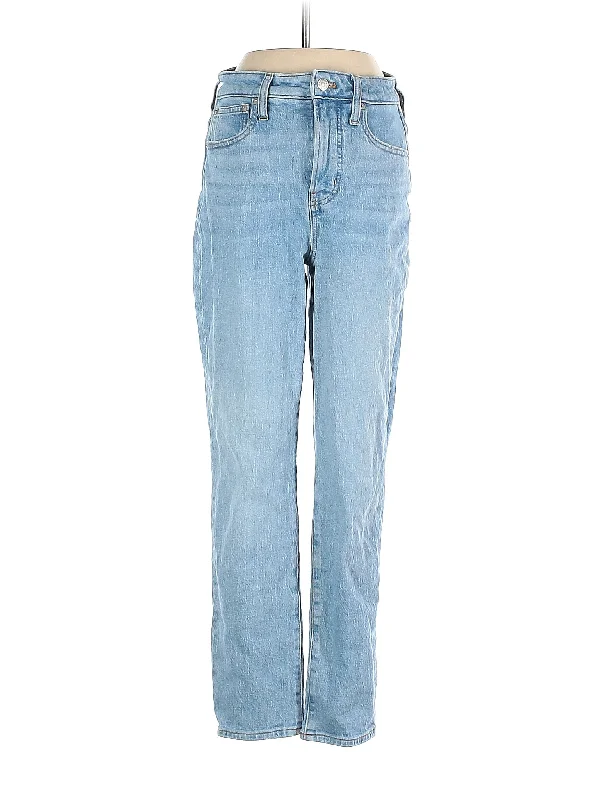 Skinny Jeans for Slim Fit -High-Rise Straight-leg Jeans in Light Wash