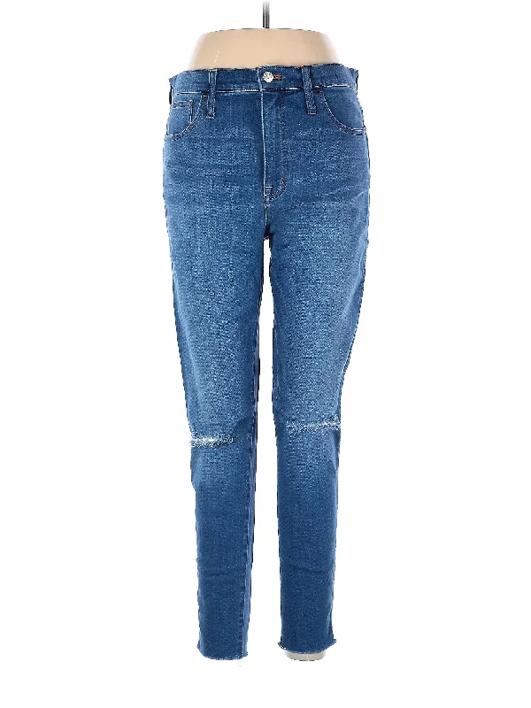 Weekend Jeans for Lazy -High-Rise Skinny Jeans in Medium Wash