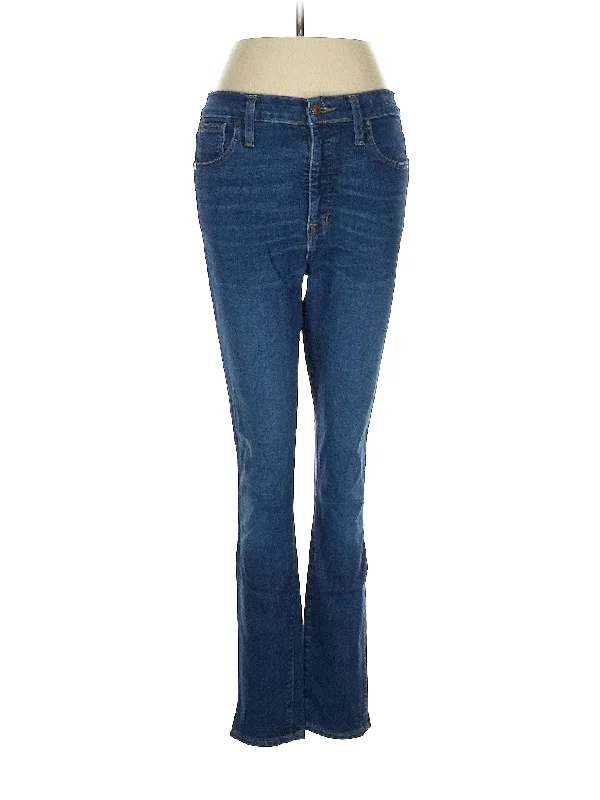 Colored Jeans for Variety -Mid-Rise Bootleg Jeans in Dark Wash