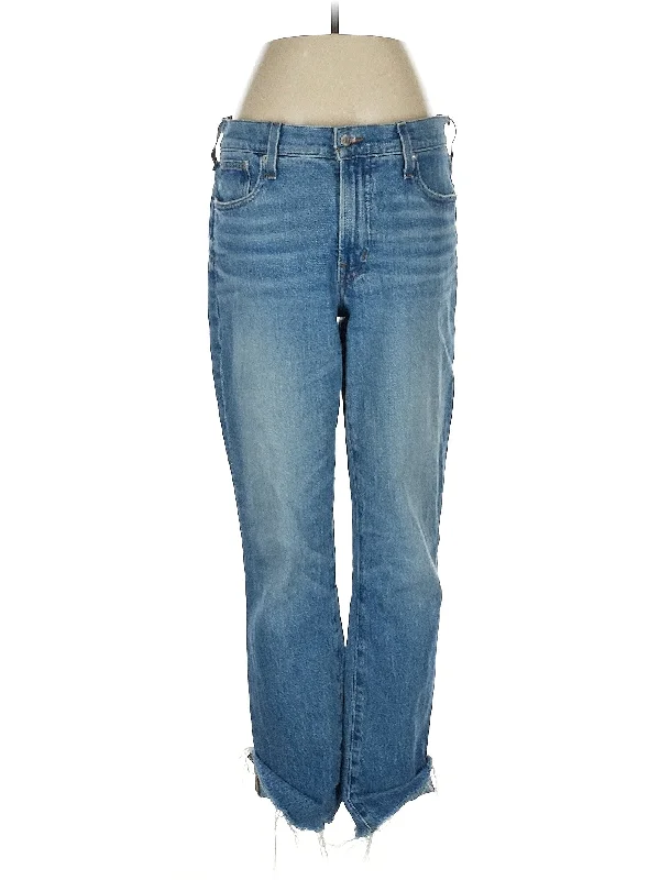 Shopping Jeans for Convenient -High-Rise Bootleg Jeans in Medium Wash