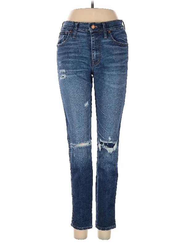 Faded Jeans for Laid-back -Low-Rise Boyjeans Jeans