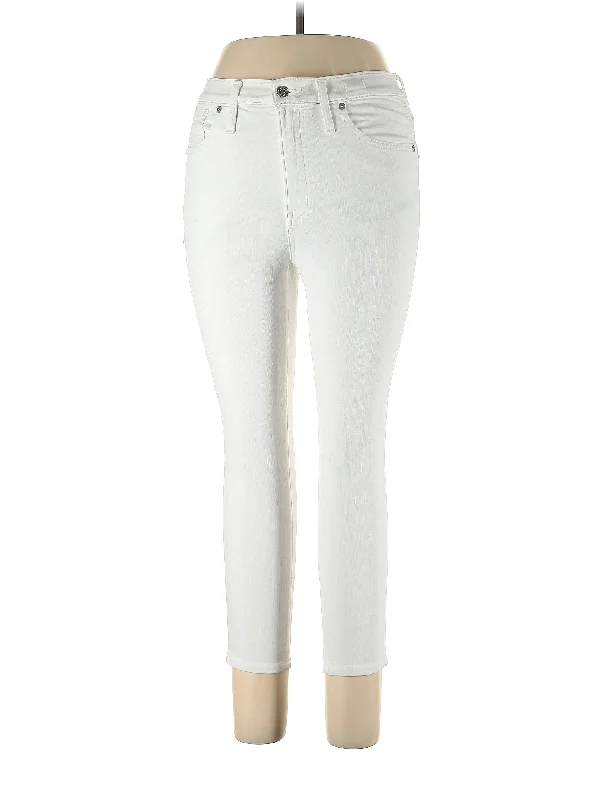 Wrap Skirt Jeans for Versatile -High-Rise Skinny Jeans in Light Wash