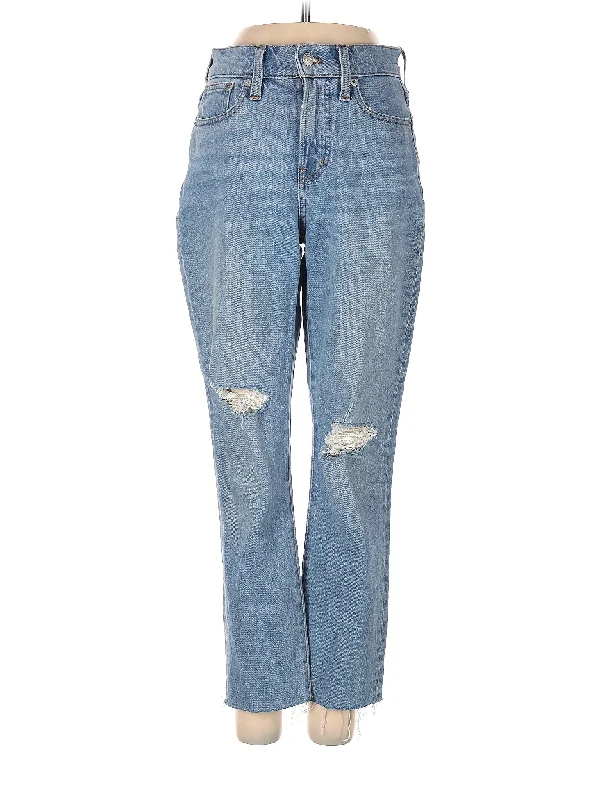 Anniversary Jeans for Special -High-Rise Bootleg Jeans in Light Wash