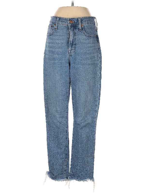 Anniversary Jeans for Special -Low-Rise Straight-leg Jeans in Medium Wash