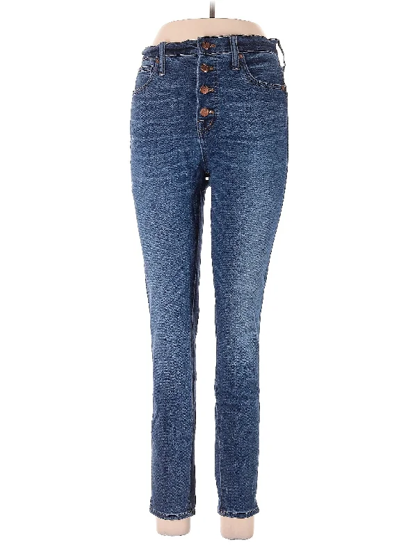 Four Pocket Jeans for Simplicity -Mid-Rise Skinny Jeans in Medium Wash