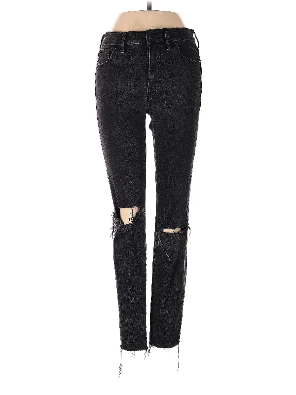 Embroidered Jeans for Detail -High-Rise Skinny Jeans