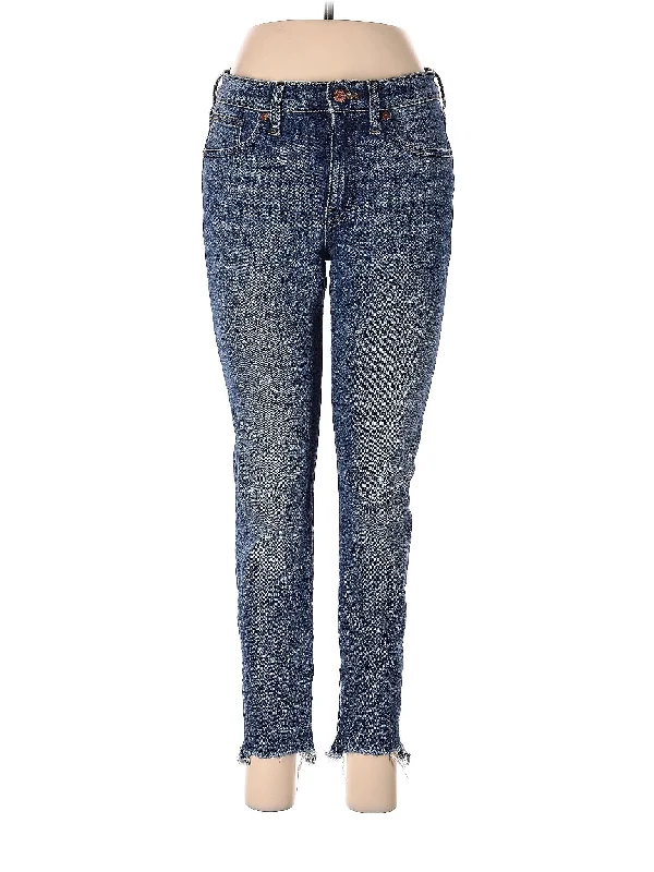 Printed Jeans for Pattern -Mid-Rise Skinny Jeans in Medium Wash