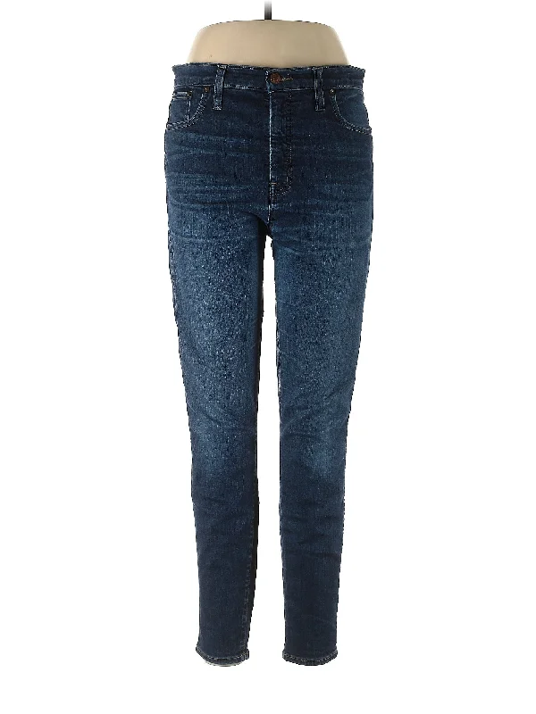 Recycled Jeans for Green -High-Rise Skinny Jeans in Medium Wash