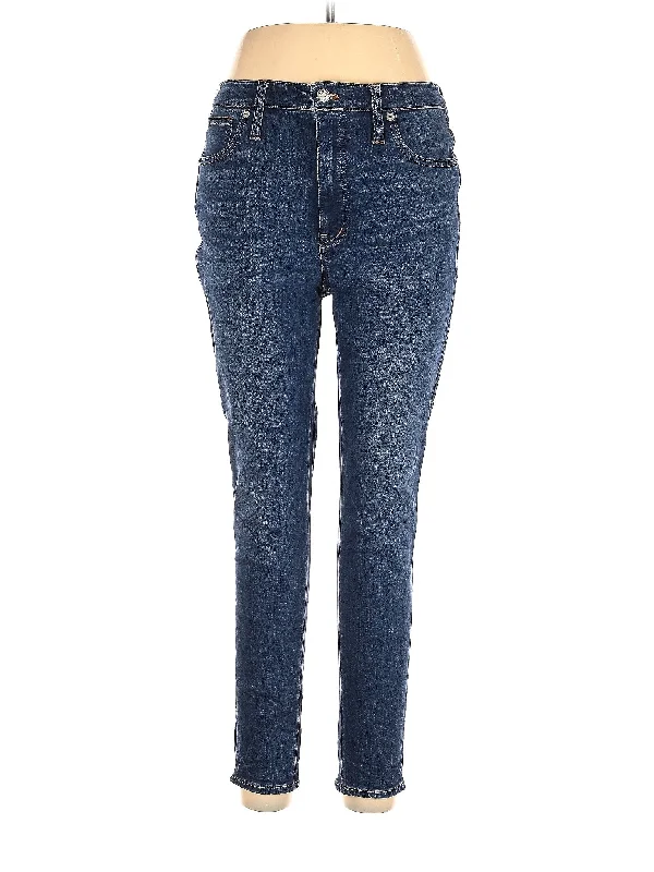 Printed Jeans for Pattern -Mid-Rise Skinny Jeans in Medium Wash