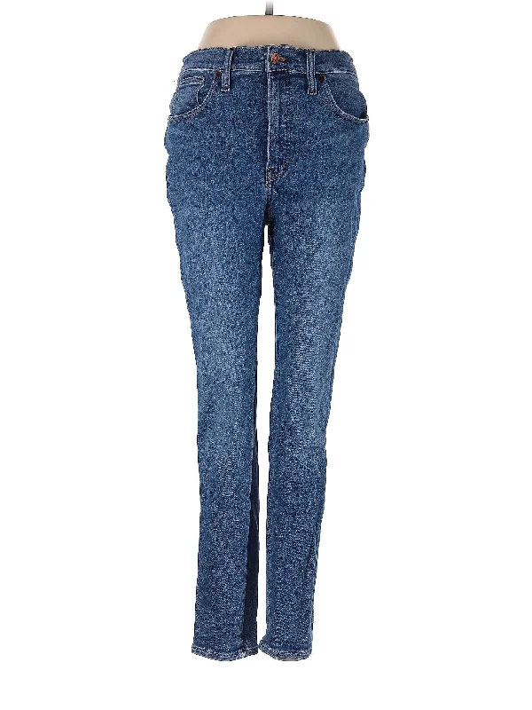 Black Jeans for Formal Look -Low-Rise Straight-leg Jeans in Medium Wash