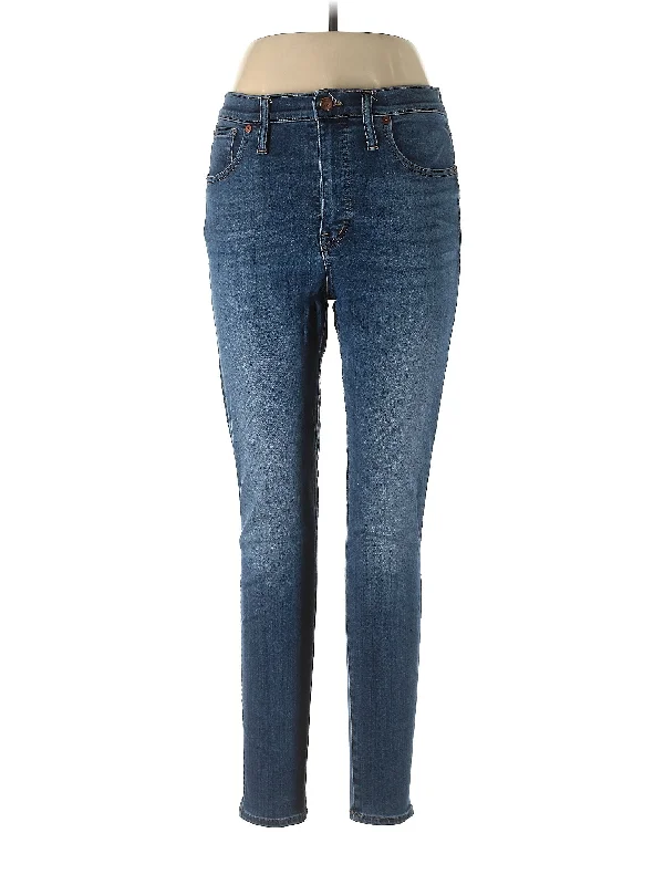 Side Pocket Jeans for Extra -High-Rise Skinny Jeans in Medium Wash