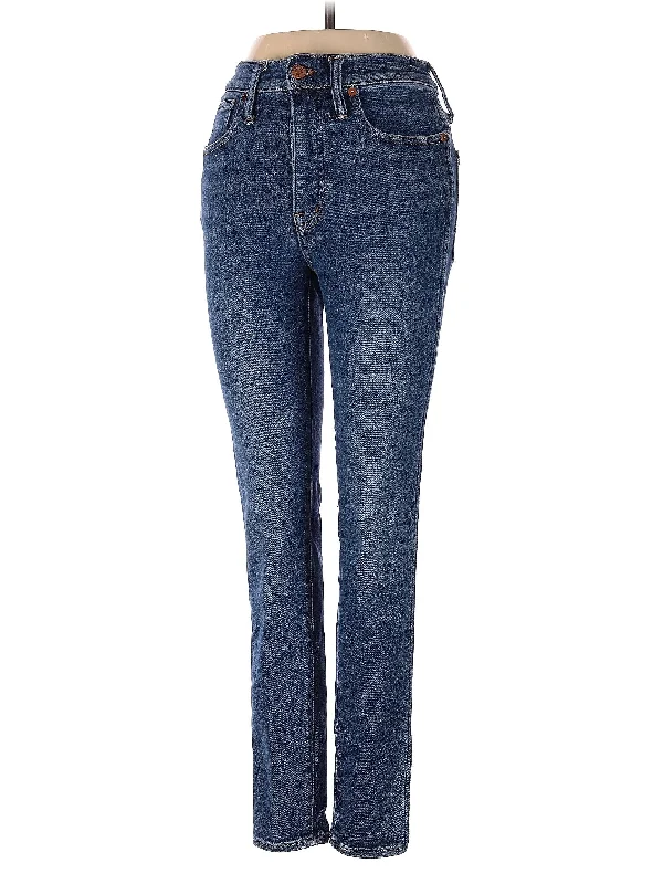 Mother's Day Jeans for Gift -Mid-Rise Straight-leg Jeans in Medium Wash