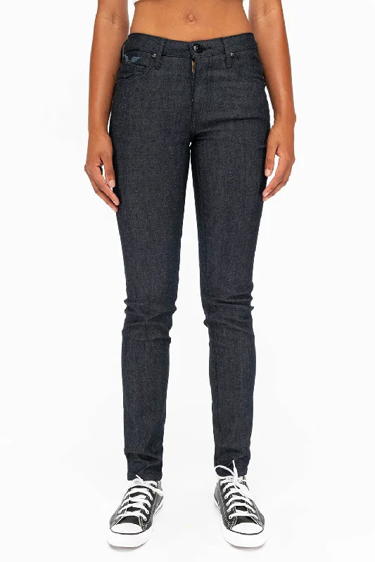 High-end Jeans for Exclusivity -WOMENS CLASSIC 5 POCKET SKINNY JEANS IN RAW