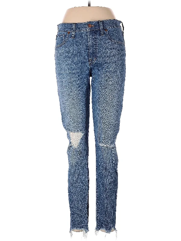 Ripped Jeans for Trendy Look -Mid-Rise Boyjeans Jeans in Light Wash