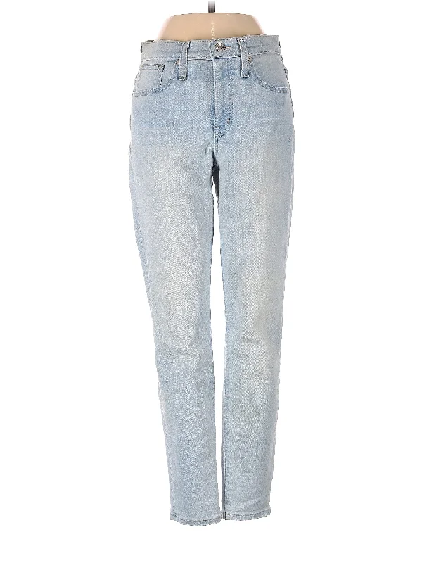 Valentine's Day Jeans for Romantic -High-Rise Straight-leg Jeans in Light Wash