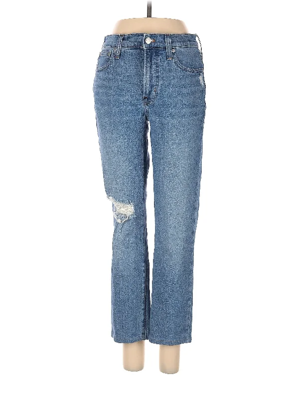 Mini Shorts Jeans for Youthful -High-Rise Bootleg Jeans