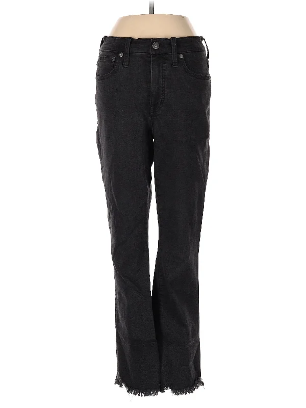 Christmas Jeans for Seasonal -High-Rise Straight-leg Jeans