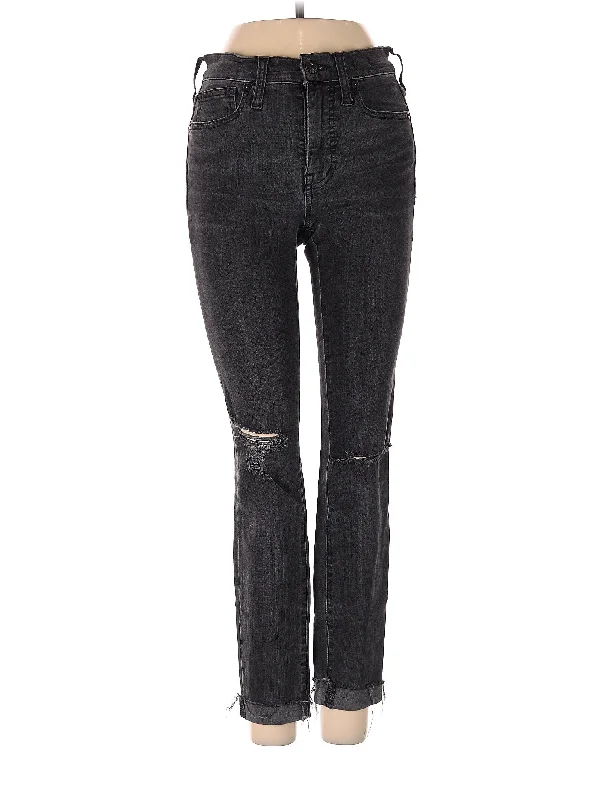 Black Jeans for Formal Look -Mid-Rise Skinny Jeans