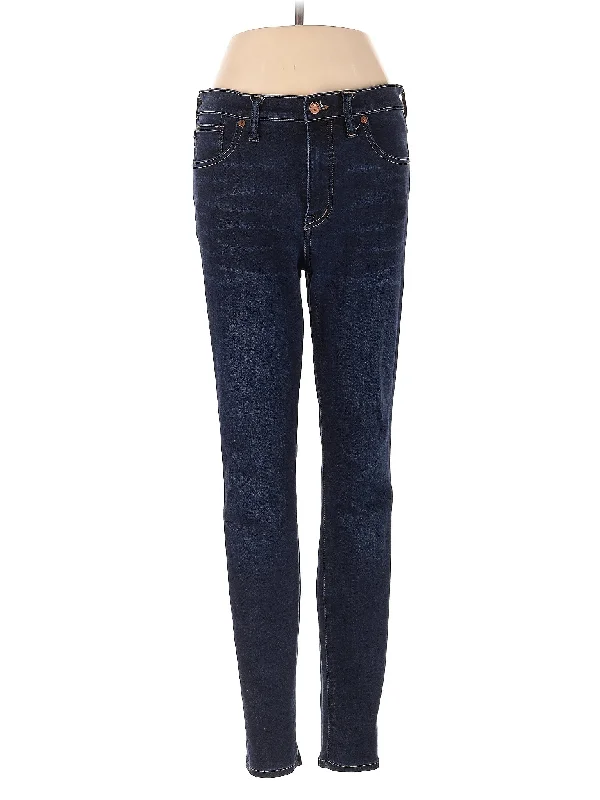 Birthday Jeans for Celebration -High-Rise Skinny Jeans in Dark Wash