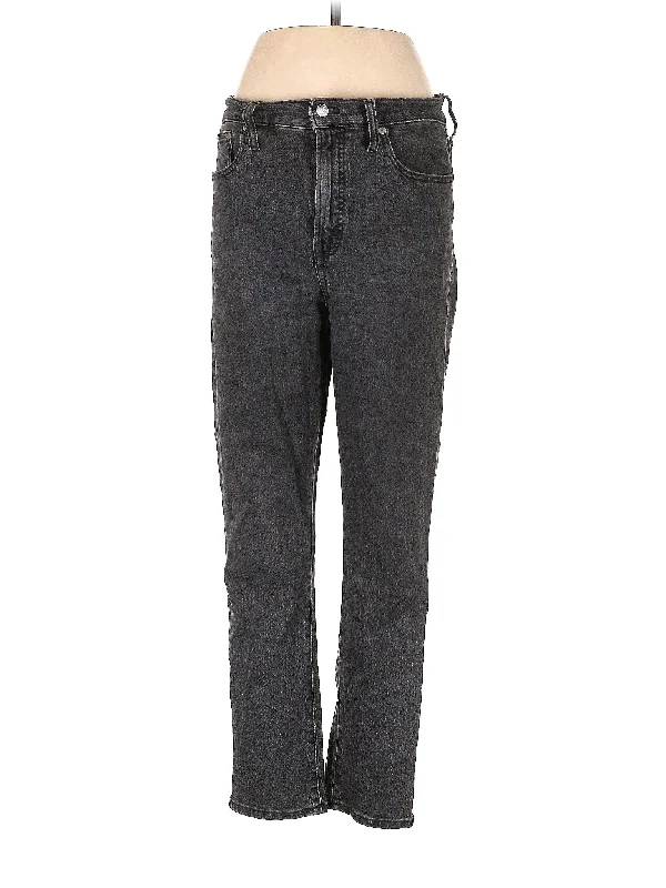 Birthday Jeans for Celebration -Mid-Rise Straight-leg Jeans in Dark Wash