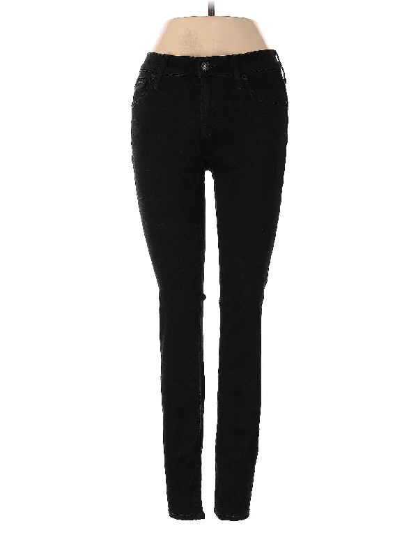 Fringed Jeans for Western -Mid-Rise Skinny Jeans