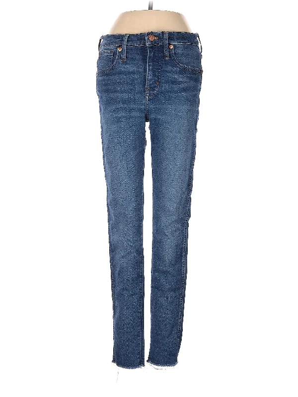 Organic Jeans for Natural -Low-Rise Skinny Jeans in Medium Wash