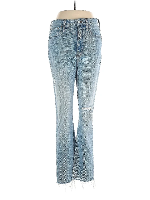 Yoga Jeans for Stretch -Low-Rise Bootleg Jeans in Light Wash