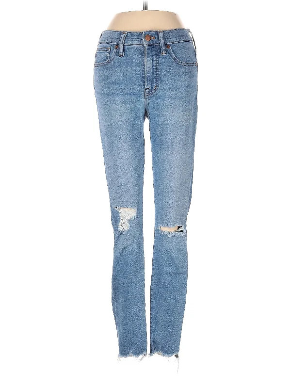 Wide Leg Jeans for Comfort -Mid-Rise Skinny Jeans in Light Wash