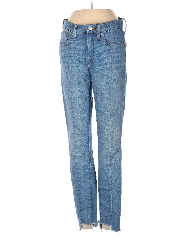 Cycling Jeans for Biking -High-Rise Straight-leg Jeans in Light Wash