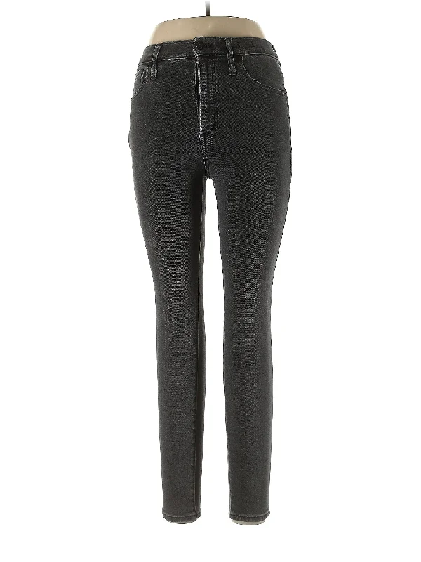 Distressed Jeans for Edgy Style -Mid-Rise Skinny Jeans