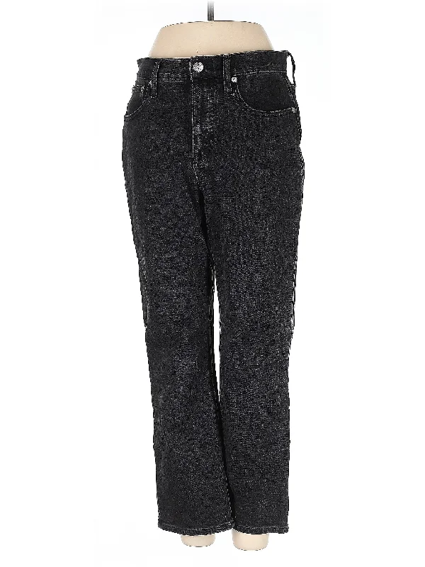 Dance Jeans for Movement -Mid-Rise Straight-leg Jeans in Dark Wash