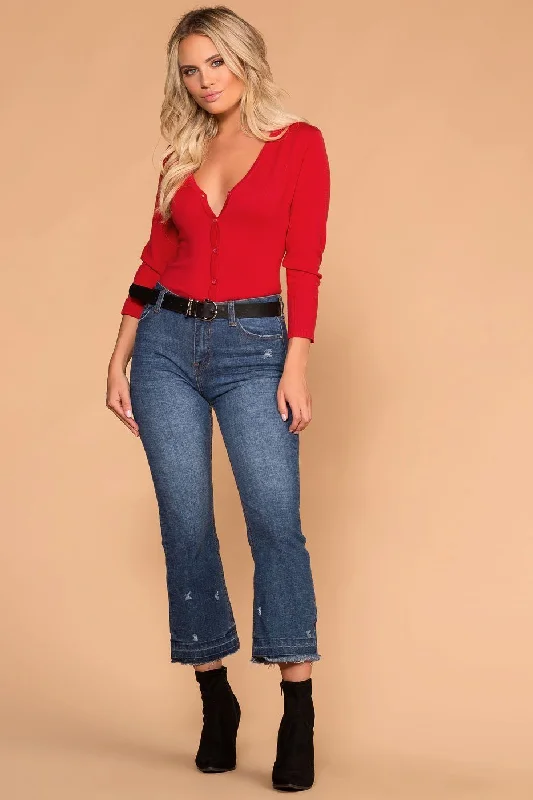 Mom Jeans for Vintage Appeal -It's Me Distressed Denim Jeans