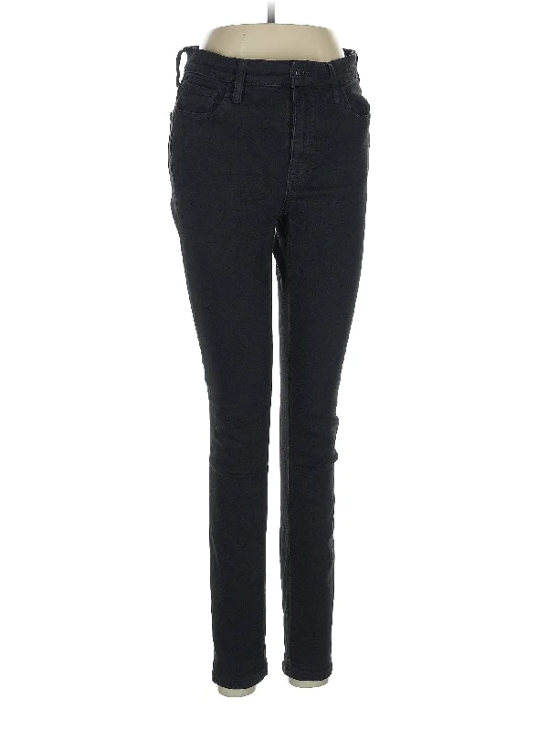 White Jeans for Fresh Look -Low-Rise Skinny Jeans in Dark Wash