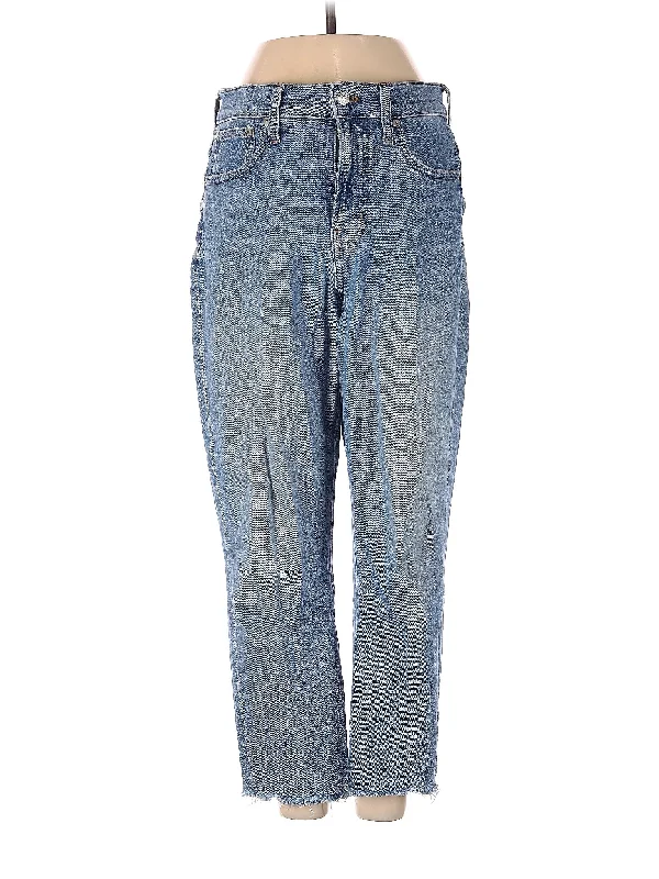 Stonewashed Jeans for Softness -Mid-Rise Boyjeans Jeans in Light Wash