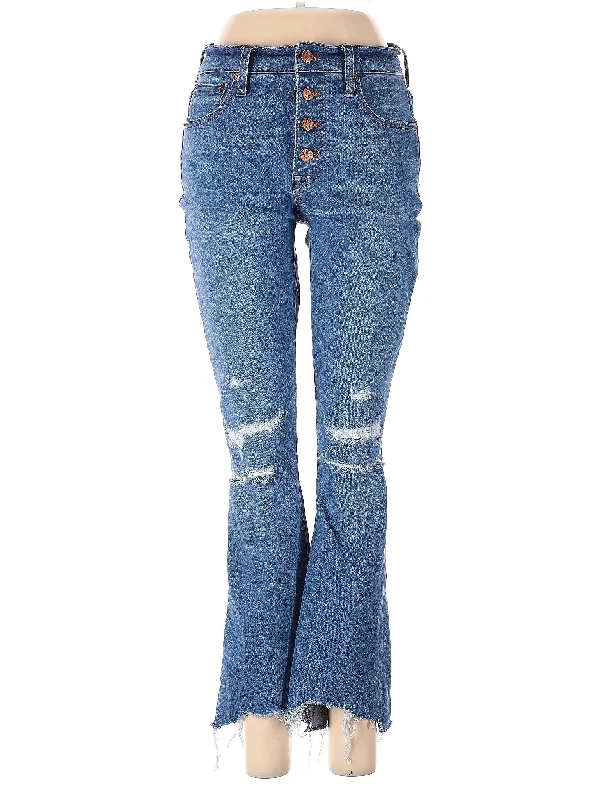 Wide Leg Jeans for Comfort -Mid-Rise Bootleg Jeans