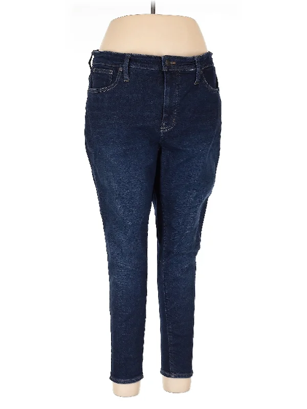 Colored Jeans for Variety -High-Rise Skinny Jeans in Dark Wash