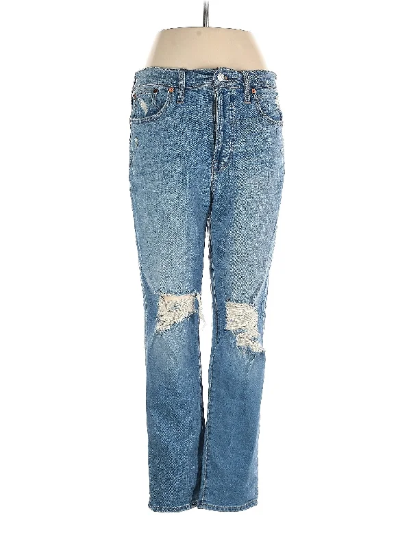 Camping Jeans for Wilderness -High-Rise Bootleg Jeans