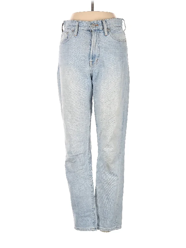 Wide Leg Jeans for Comfort -High-Rise Straight-leg Jeans in Light Wash