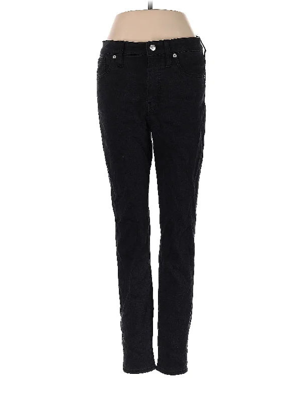 Black Jeans for Formal Look -High-Rise Skinny Jeans in Dark Wash