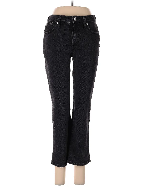 Wide Leg Jeans for Comfort -High-Rise Bootleg Jeans in Dark Wash