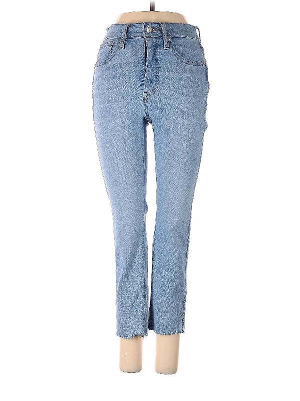 Bootcut Jeans for Flattering -High-Rise Straight-leg Jeans in Light Wash